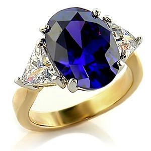 AMAZING BIG 10CT CREATED AMETHYST RING 14KRGP-sz9